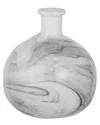 R16 Svirla Round Vase In Gray