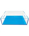 R16 _blue Lucite Bin In Blue