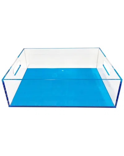 R16 _blue Lucite Bin