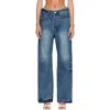 R2w Blue Edric Straight Jeans In Blue