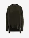 R2w Nicolas Wool And Cashmere Sweater In Green