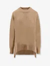 R2w Nicolas Wool And Cashmere Sweater In Neutral