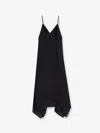 R2w Nith Organza Dress In Black