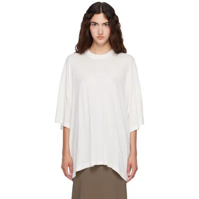 R2w Off-white Kent Cotton Cash Half Sleeve T-shirt In Ivory