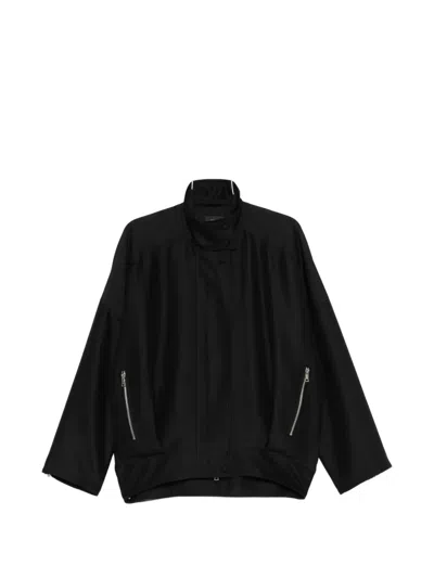 R2w Zip-fastening Jacket In Black