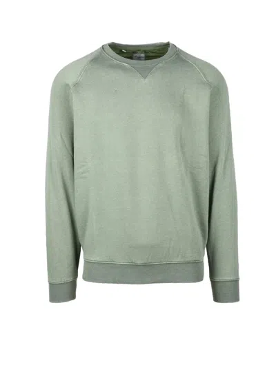 R3d Wöôd Green Relaxed Polyester Sweatshirt