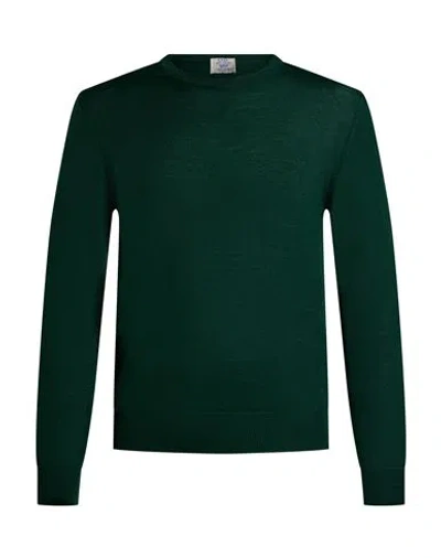 R3d Wöôd Man Sweater Emerald Green Size S Merino Wool, Acrylic