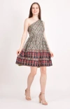Raas Hazel Boho One Shoulder Mini Dress