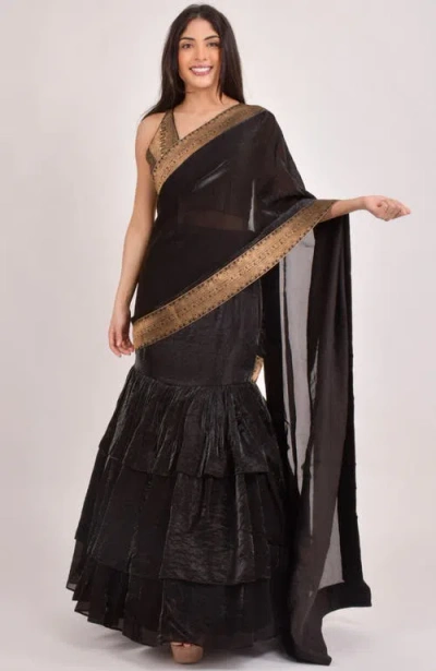 Raas Leila Pre-stiched Ruffle Lehenga Saree
