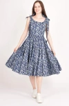 Raas Mila Floral Tiered Midi Dress