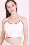 Raas Neve Sequins Embroidered Blouse In White