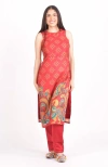 Raas Noel Silk Salwar Kameez In Red