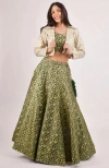 Raas Zele Banarasi Lehenga Choli With Jacket
