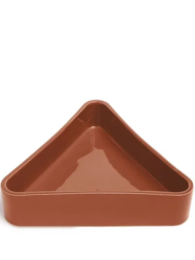 Raawii Canvas Triangle Centrepiece In Braun