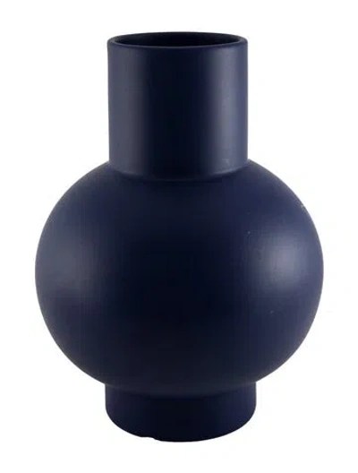 Pre-owned Raawii Medium 'strøm' Vase In Blue