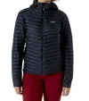 Rab Cirrus Flex 2.0 Hooded Jacket In Black In Black