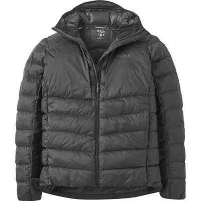Rab Cirrus Ultra Hooded Jacket In Black