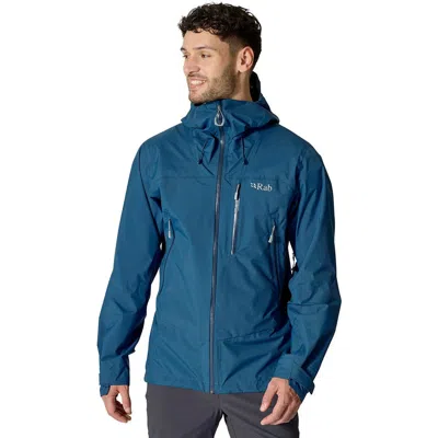 Rab Downpour Mountain Jacket In Blue
