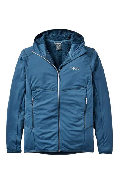 Rab Evolute Hooded Jacket In Tempest Blue2