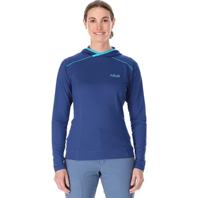 Rab Force Hoodie In Nightfall Blue