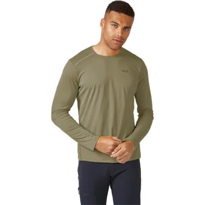 Rab Force Long-sleeve T-shirt In Light Khaki