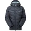 Rab Glaceon Pro Down Jacket In Gray