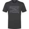 Rab Mantle Outline T-shirt In Black