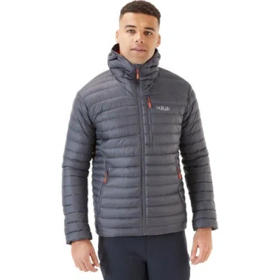 Rab Microlight Alpine Down Jacket In Gray