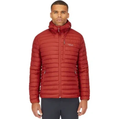 Rab Microlight Alpine Down Jacket In Red