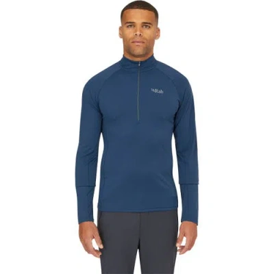 Rab Sonic Long-sleeve Zip Shirt In Blue