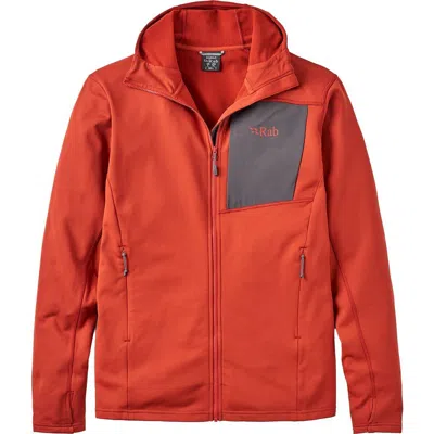 Rab Superflux Hooded Jacket In Red