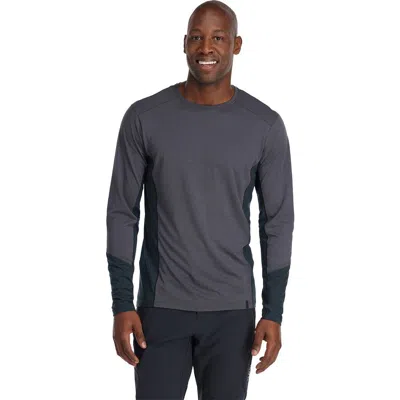 Rab Syncrino Base Long-sleeve T-shirt In Graphene