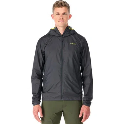 Rab Vital Windshell Hooded Jacket In Black