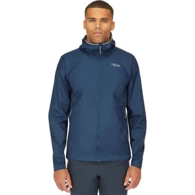 Rab Vital Windshell Hooded Jacket In Blue