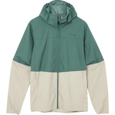 Rab Windgather Hooded Jacket In Green