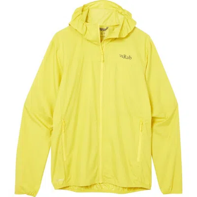 Rab Windgather Hooded Jacket In Yellow