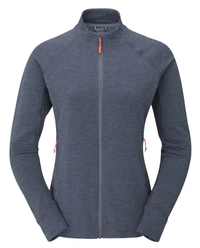 Rab Women's Nexus Full Zip Jacket In Steel In Blue