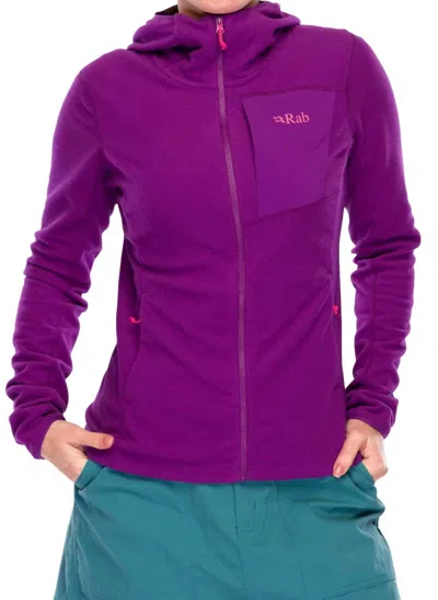 Rab Women's Tecton Hoody In Plum In Purple