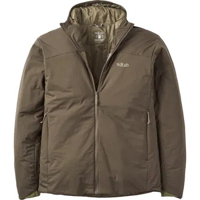 Rab Xenair Alpine Light Jacket In Dark Army