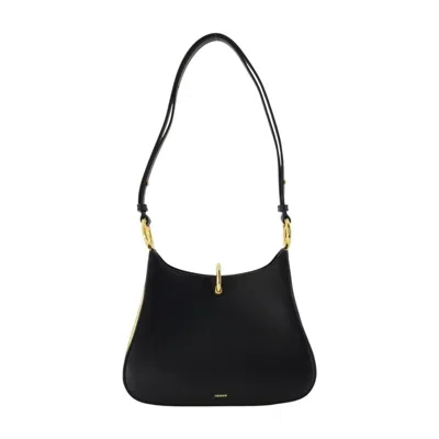 Rabanne Shoulder Bag  Leather Black