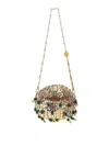 Rabanne Chain Strap Beaded Handbag 1969 Ball Pils In Gold