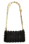 Rabanne Black 1969 Black Nano Shoulder Bag