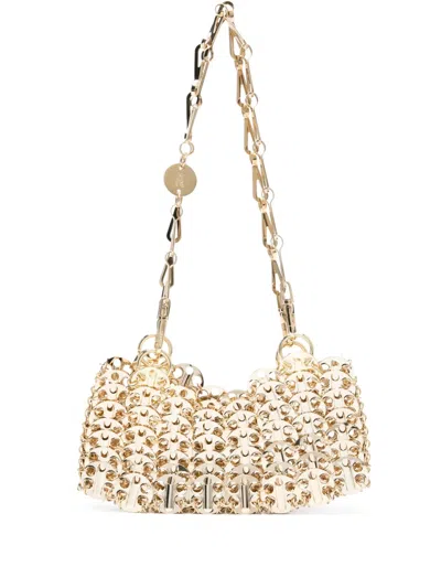 Rabanne 1969 Chain-link Shoulder Bag In Gold