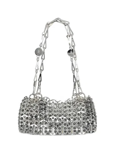 Rabanne 1969 Chain-link Shoulder Bag In Silver