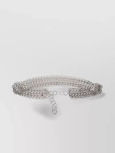 Rabanne 1969 Chain Mesh Belt In Neutral