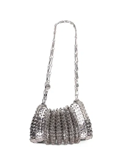 Rabanne 1969 Chain-link Shoulder Bag In Gray