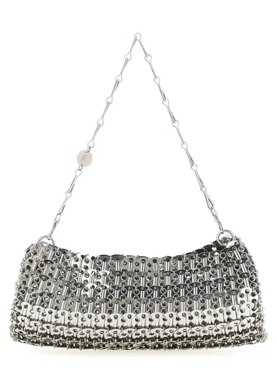 Rabanne 1969 Chain Strap Clutch Shoulder Bag In Silver