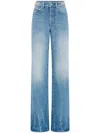 Rabanne Mid-rise Denim Straight-leg Jeans In Blue