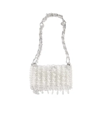 Rabanne 1969 Crystal-embellished Chainmail Shoulder Bag In White