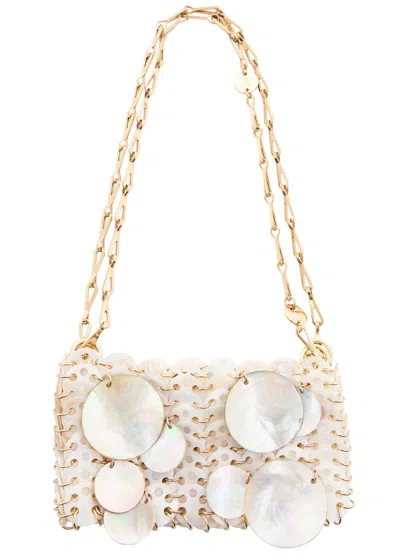 Rabanne 1969 Disc Mini Pearl Shoulder Bag